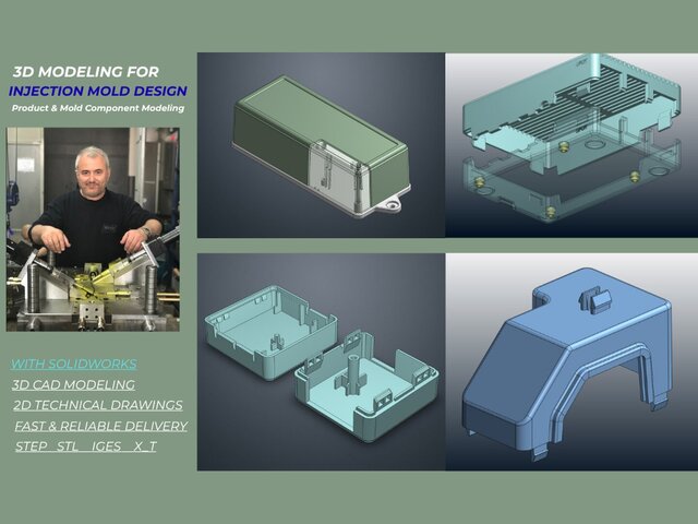 I will create your 3D models