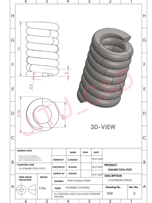 I will convert sketches, PDFs, and images into AutoCAD and PTC CREO image 5