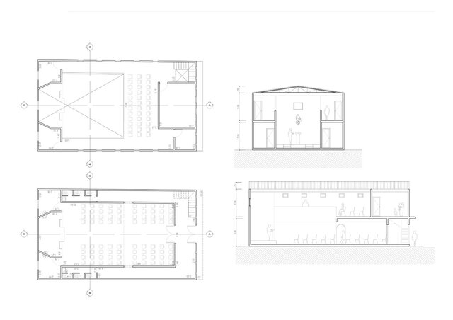 I will create architectural floor plans, sections, and elevations