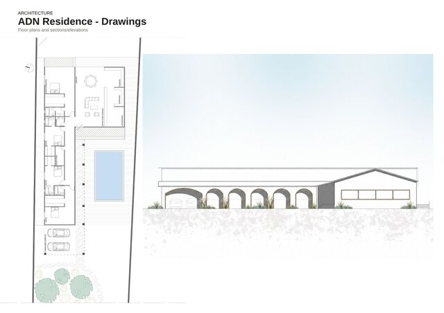 I will create architectural drawings and a SketchUp 3D model image 6