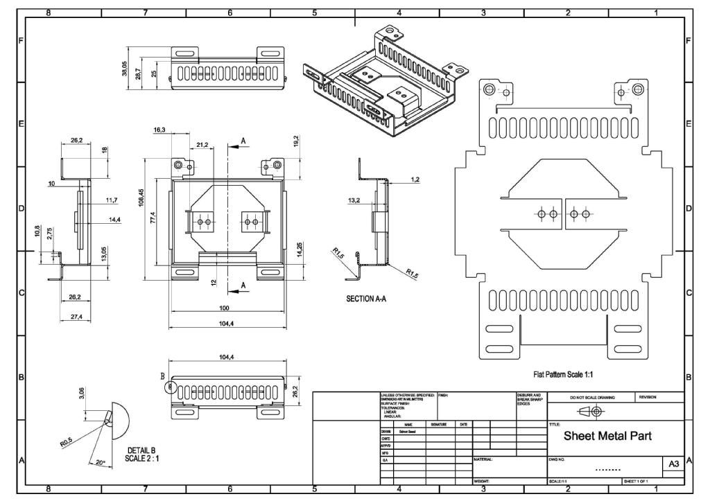 Freelance Sheet Metal Design Services for Companies| Cad Crowd